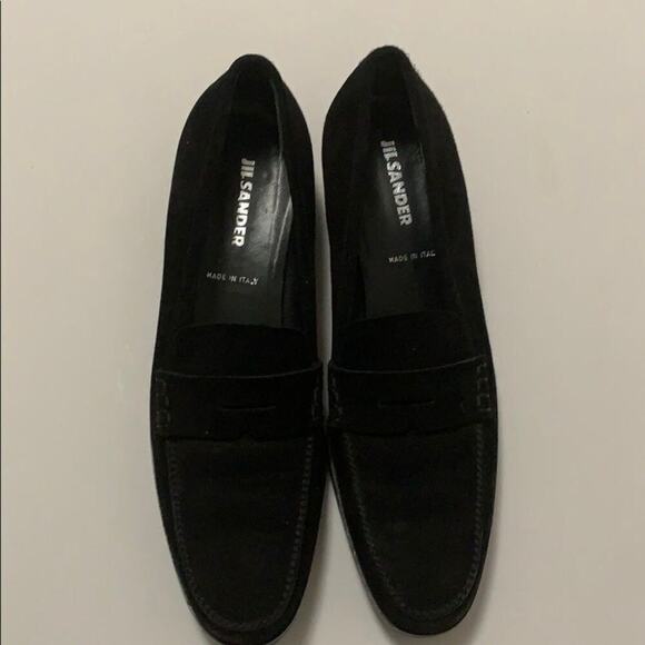 JILL SAUNDERS BLACK SUEDE LOAFERS SIZE SIZ… - Picture 2 of 7